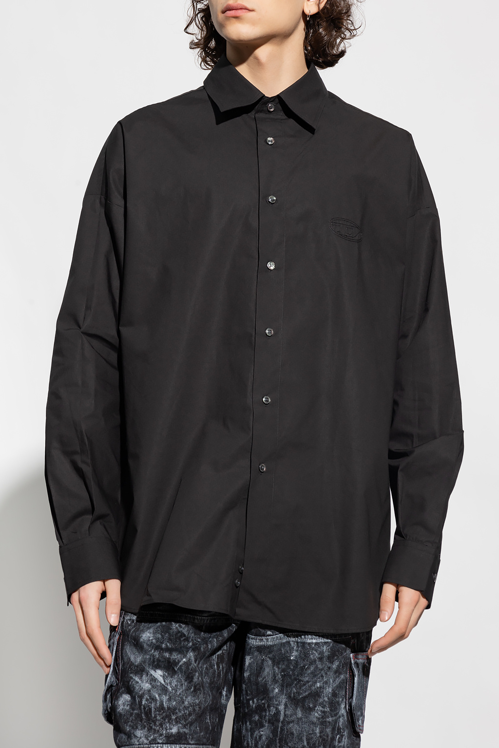 Black 'S-DOUBLY-PLAIN' shirt Diesel - Vitkac Canada